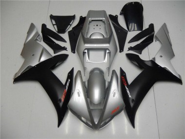 Argent Noir 2002-2003 Yamaha YZF R1 Carénage Moto
