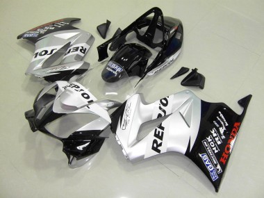 Argent Repsol 2002-2013 Honda VFR800 Carénages Moto
