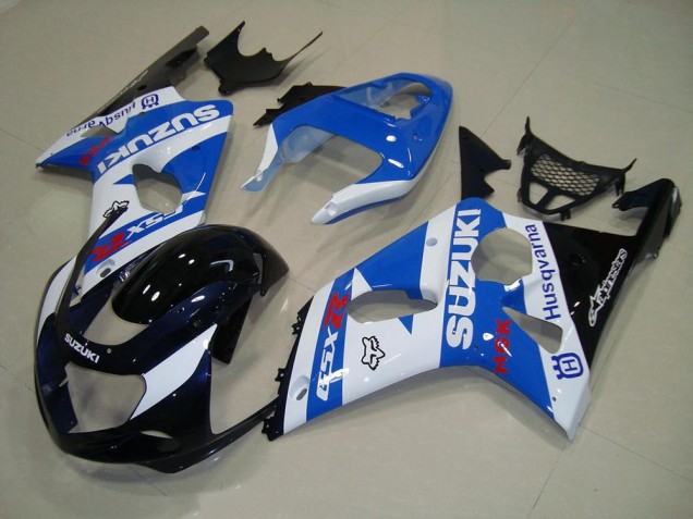 Blakc Bleu Blanc 2000-2002 Suzuki GSXR 1000 Carénage Moto Blakc Bleu Blanc 2000-2002 Suzuki GSXR 1000 Carénage Moto