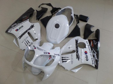 Blanc 2000-2001 Kawasaki ZX12R Carénages Moto