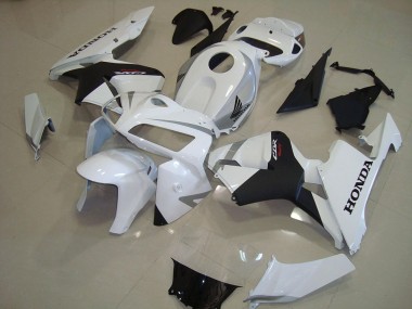 Blanc Nacré Noir Mat 2005-2006 Honda CBR600RR Carénage Moto