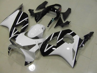 Blanc Noir 2002-2003 Honda CBR900RR 954 Carénage Moto