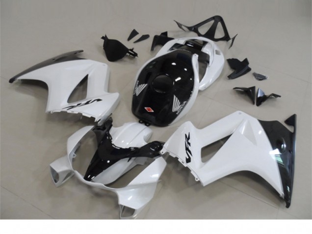 Blanc Noir 2002-2013 Honda VFR800 Kit Carénages Motos Complet Blanc Noir 2002-2013 Honda VFR800 Kit Carénages Motos Complet