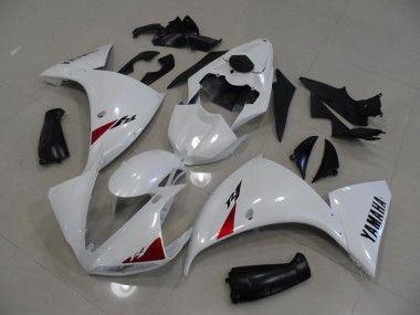 Blanc Noir 2012-2014 Yamaha YZF R1 Carénage Moto