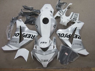 Blanc Repsol 2008-2011 Honda CBR1000RR Carénages Moto
