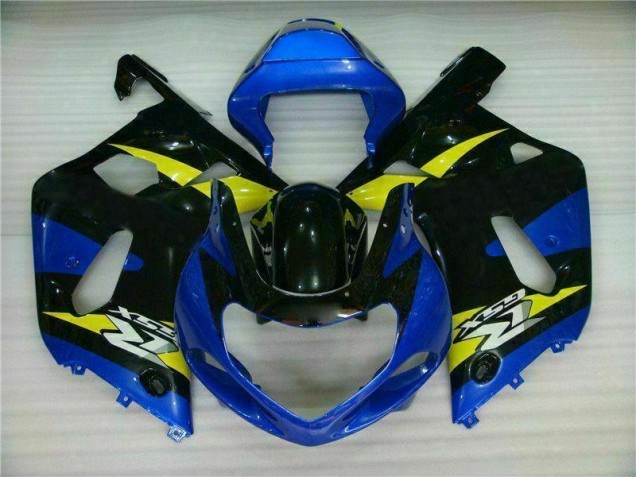 Bleu 2001-2003 Suzuki GSXR 600/750 Carénage Moto Bleu 2001-2003 Suzuki GSXR 600/750 Carénage Moto