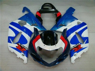 Bleu 2001-2003 Suzuki GSXR 600/750 Carrosserie Moto