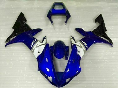 Bleu 2002-2003 Yamaha YZF R1 Carénages Moto
