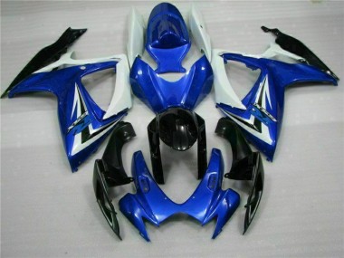 Bleu 2006-2007 Suzuki GSXR 600/750 Carénages Moto & Carrosserie