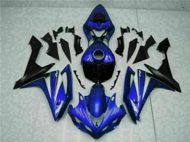 Bleu 2007-2008 Yamaha YZF R1 Carénages Moto