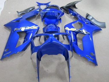 Bleu 636 2003-2004 Kawasaki ZX6R Carénage Moto