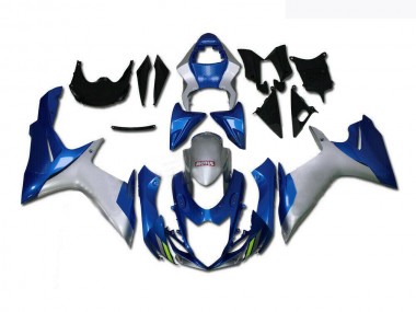 Bleu Argent 2011-2021 Suzuki GSXR 600/750 Carénage Moto