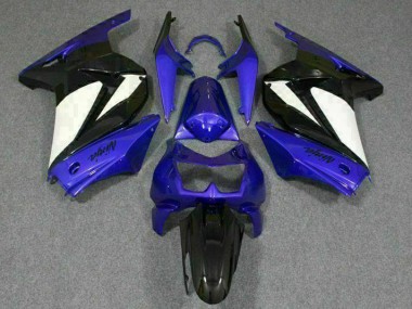 Bleu Blanc Noir Ninja 2008-2012 Kawasaki EX250 Carénage Moto
