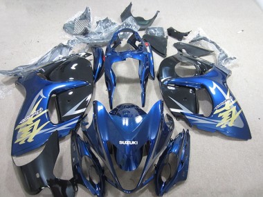 Bleu Blanc Or Décalque 2008-2019 Suzuki GSXR 1300 Hayabusa Carénage Moto