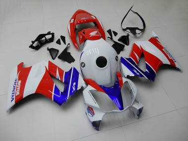 Bleu Blanc Rouge 2002-2013 Honda VFR800 Carénage Moto