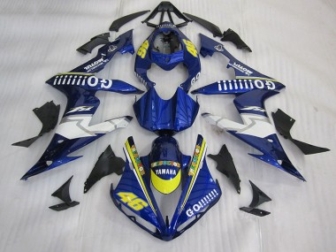 Bleu Go 46 2004-2006 Yamaha YZF R1 Carénage Moto