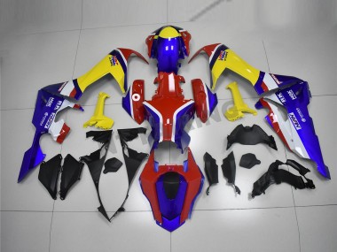 Bleu Jaune Rouge 2017-2020 Honda CBR1000RR Carénage Moto