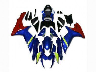 Bleu Rouge 2011-2021 Suzuki GSXR 600/750 Carénage Moto