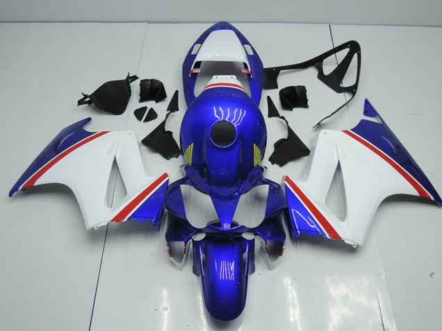 Bleu et Blanc 2002-2013 Honda VFR800 Carénage Moto Bleu et Blanc 2002-2013 Honda VFR800 Carénage Moto