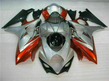 Brun Argent 2007-2008 Suzuki GSXR 1000 Carénage Moto