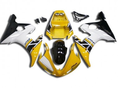 Jaune 2003-2005 Yamaha YZF R6 Carénage Moto