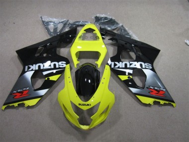 Jaune Noir 2004-2005 Suzuki GSXR 600 Carénage Moto