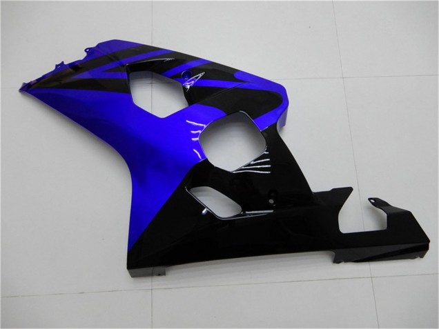 Carénages Moto Suzuki GSXR 600/750 2004-2005 - Bleu Noir Brillant