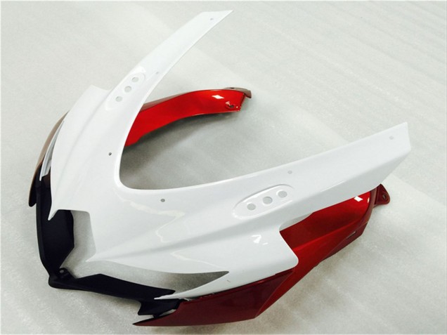 Carénages Moto Suzuki GSXR 600/750 2008-2010 - Blanc Rouge Noir Brillant
