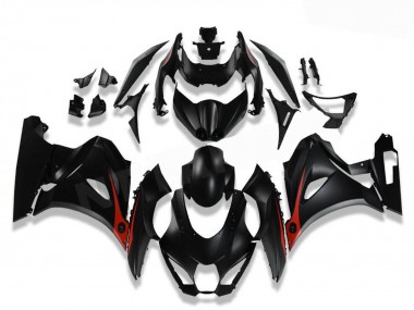Carénages Moto Suzuki GSXR 1000 2017-2024 - Noir Rouge