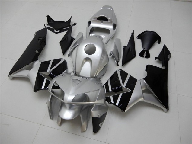 Carénage Moto Honda CBR600RR 2005-2006 - Argent Noir