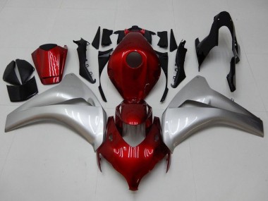 Carénages Moto Honda CBR1000RR 2008-2011 - Argent Rouge Marron