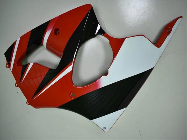 Carénages Moto Kawasaki ZX6R 2000-2002 - Blanc Rouge Noir Brillant