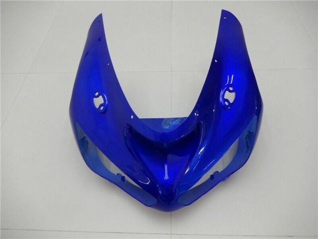 Carénages Moto Kawasaki ZX6R 2005-2006 - Bleu Noir Mat