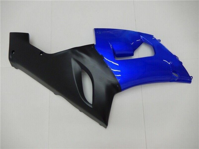 Carénages Moto Kawasaki ZX6R 2005-2006 - Bleu Noir Mat