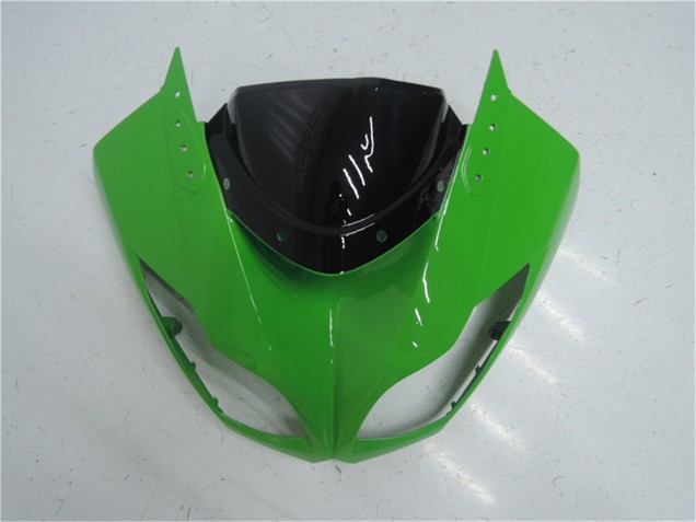 Kits Carénage Moto Kawasaki ZX6R 2009-2012 - Vert Noir Brillant