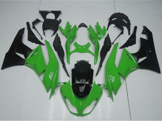 Kits Carénage Moto Kawasaki ZX6R 2009-2012 - Vert Noir Brillant