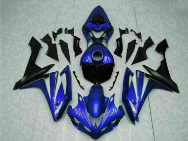 Carénage Moto Yamaha YZF R1 2007-2008 - Bleu Blanc Noir