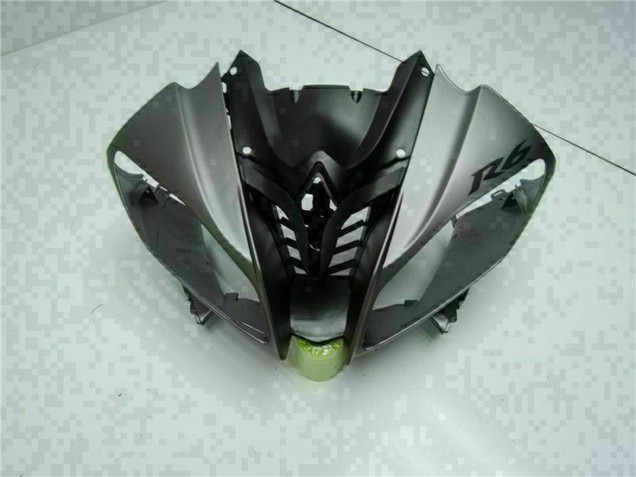 Carénages Moto Yamaha YZF R6 2008-2016 - Gris Noir Mat