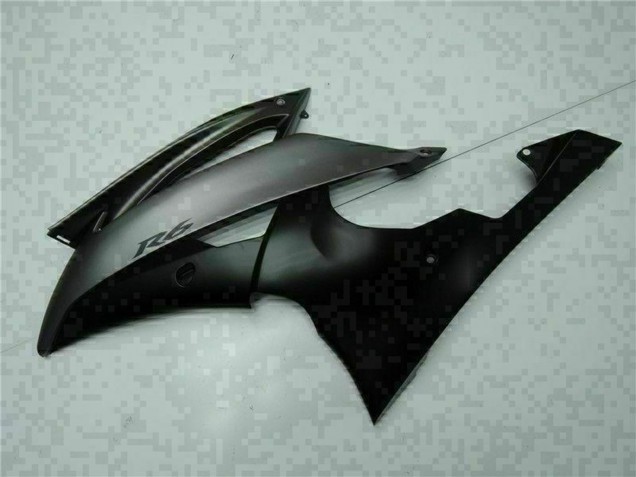 Carénages Moto Yamaha YZF R6 2008-2016 - Gris Noir Mat