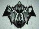 Carénages Moto Yamaha YZF R6 2008-2016 - Gris Noir Mat