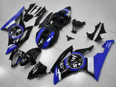 Kits Carénage Moto ABS Yamaha YZF R6 2008-2016 - Blanc Bleu Noir Brillant