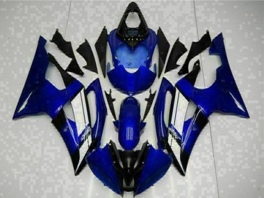 Carénages Moto Yamaha YZF R6 2008-2016 - Bleu Blanc