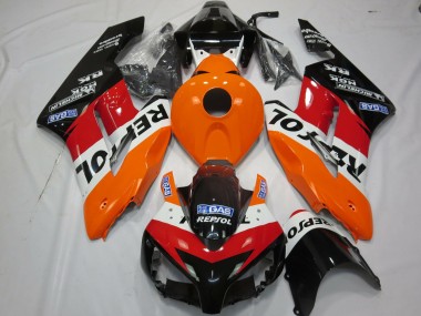 Kit Carénages Moto Honda CBR1000RR 2004-2005 - Orange Blanc Rouge Noir Brillant Repsol