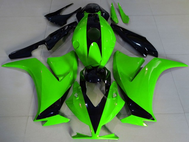 Carénages Moto Honda CBR1000RR 2012-2016 - Vert Noir Brillant
