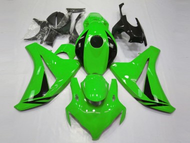 Carénages Moto Honda CBR1000RR 2008-2011 - Vert Noir Brillant OEM Style