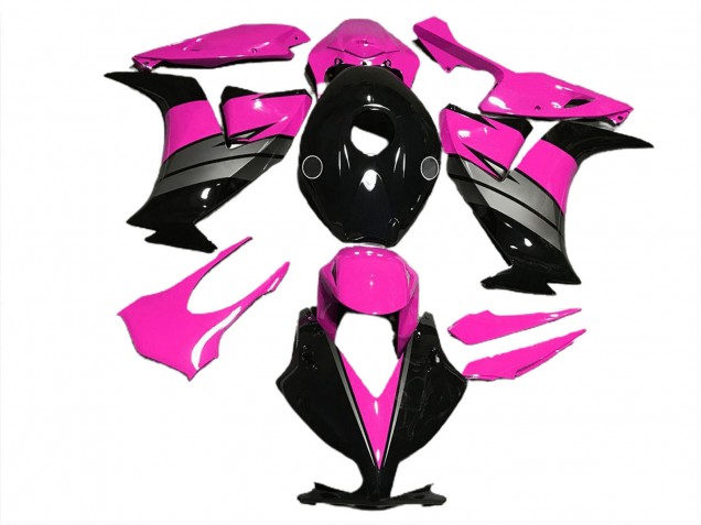 Carénages Moto Honda CBR1000RR 2012-2016 - Rose Gris Noir Brillant