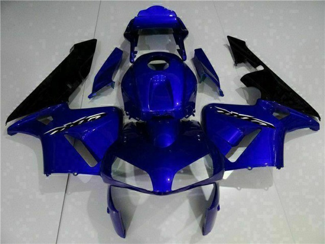 Kits Carénage Moto Honda CBR600RR 2003-2004 - Bleu Noir Brillant