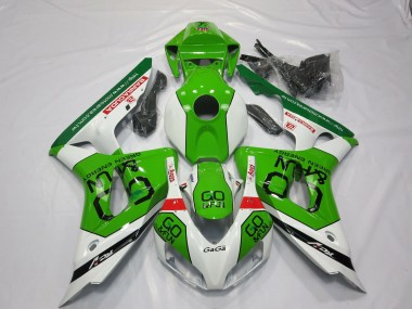 Carénages Moto Honda CBR1000RR 2006-2007 - Blanc Vert Rouge Go Fun