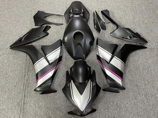 Carénages Moto Honda CBR1000RR 2012-2016 - Argent Rose Noir Mat
