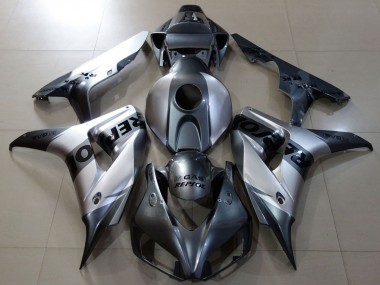 Carénages Moto Honda CBR1000RR 2006-2007 - Argent Gris Noir Repsol